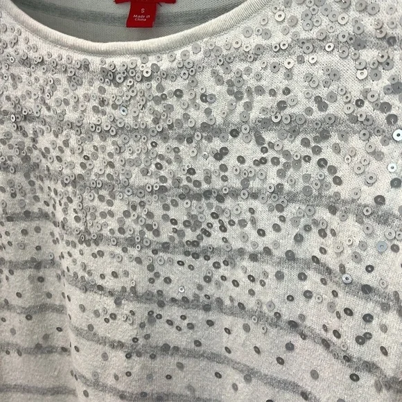 ✨ Sequin and Striped Sweater - Picture 5 of 6